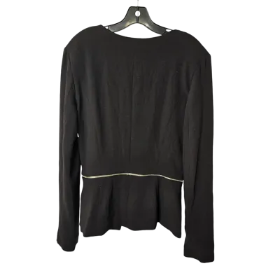 Blazer By Clothes Mentor In Black, Size: 10