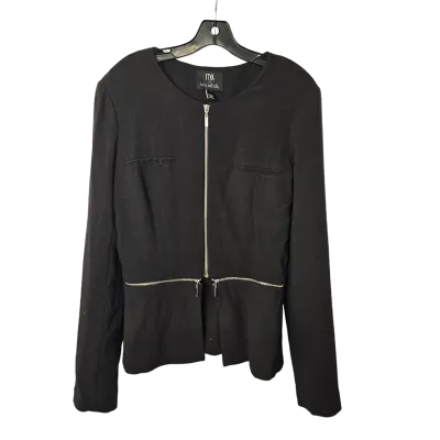 Blazer By Clothes Mentor In Black, Size: 10