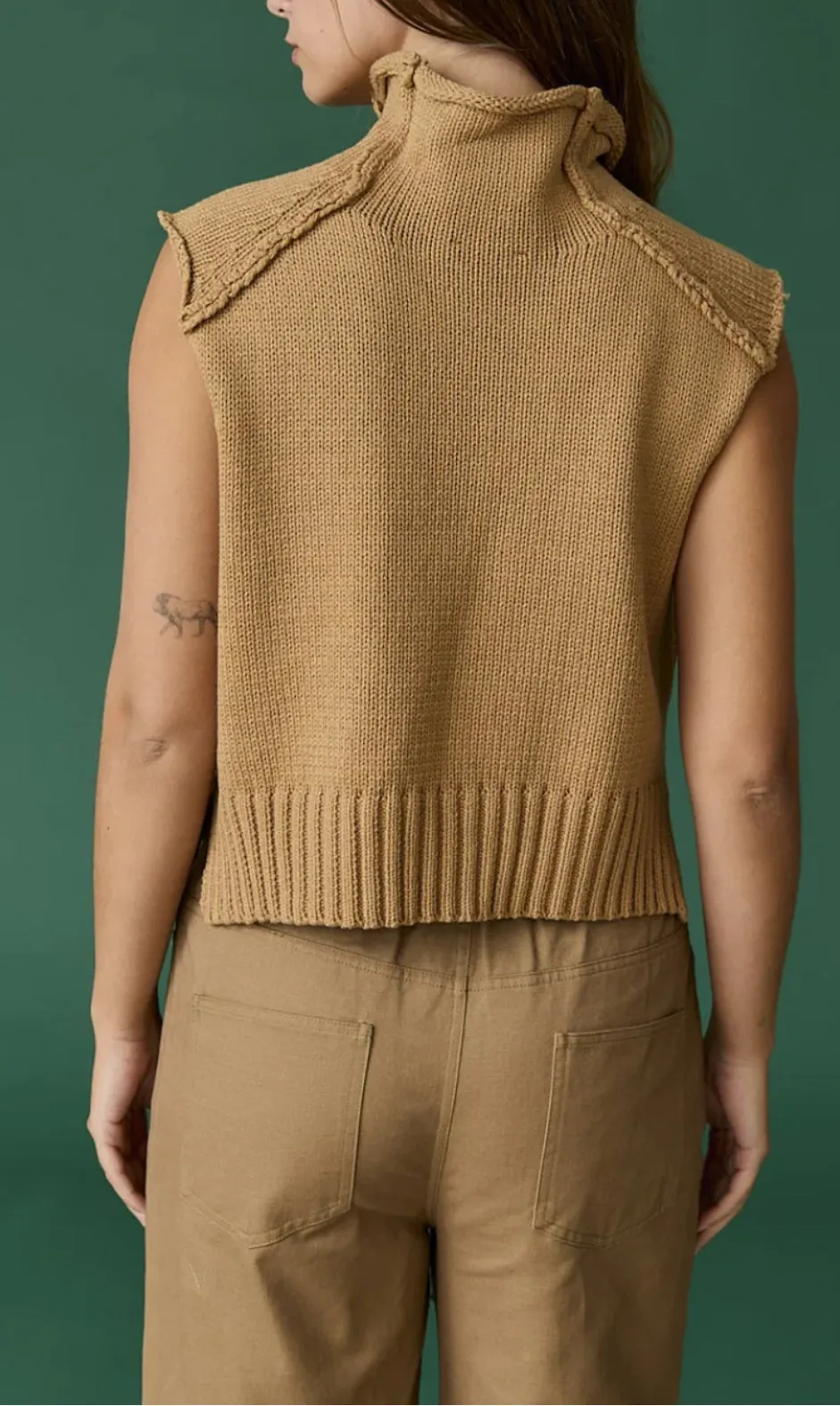 Madison Sleeveless Pullover CARMEL